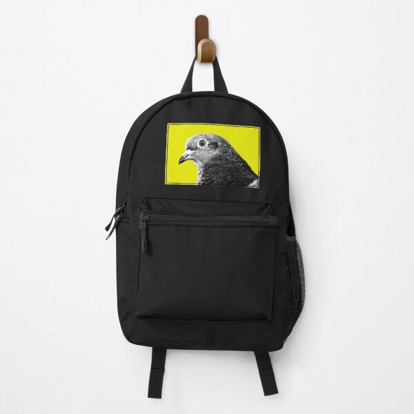 Item preview, Urban Pigeon Portrait on Yellow Background | Pop Art Bird Photography designed and sold by pigeonlovrs.