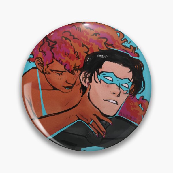 Item preview, Nightwing and Kory designed and sold by Anninime - Pigeonneaux.