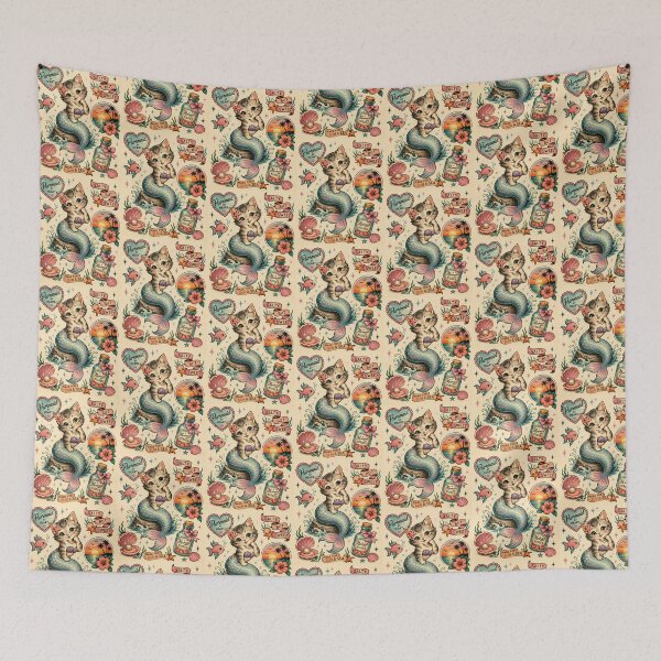Item preview, Mermaid Kitty designed and sold by KitschyMoonbeam.