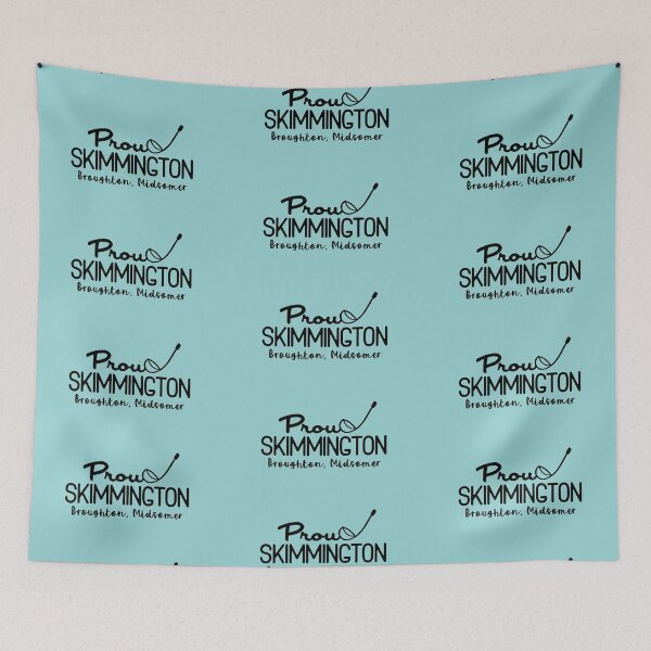 Item preview, The Skimmington Society (on Aqua) designed and sold by PawsitiveMum3.