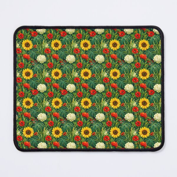 Item preview, Vibrant Allover Floral Sunflower Summer Print designed and sold by SplashTastic.