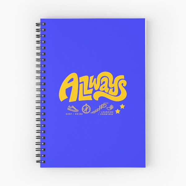 Item preview, Always Keep Going Learning Growing Retro Yellow Typography designed and sold by REDDcool.