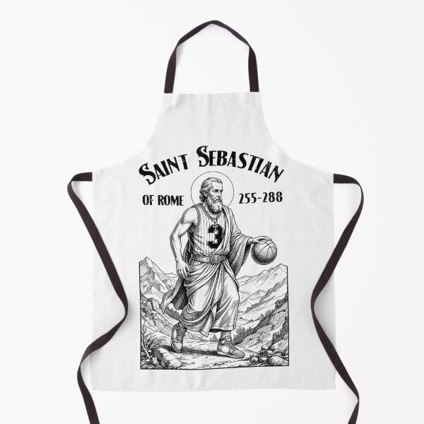 Item preview, Basketball Player Funny Patron Saint Sebastian Sport designed and sold by GrandeDuc.