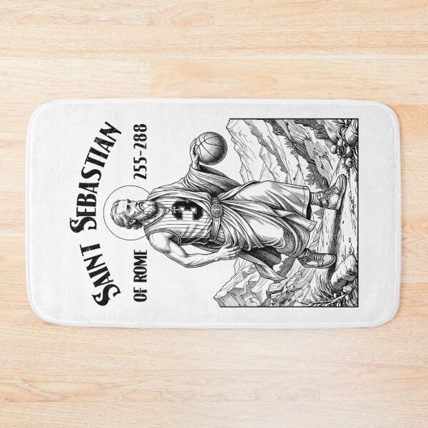 Item preview, Basketball Player Funny Patron Saint Sebastian Sport designed and sold by GrandeDuc.