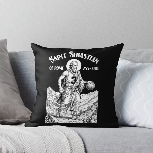 Item preview, Basketball Player Funny Patron Saint Sebastian Sport designed and sold by GrandeDuc.