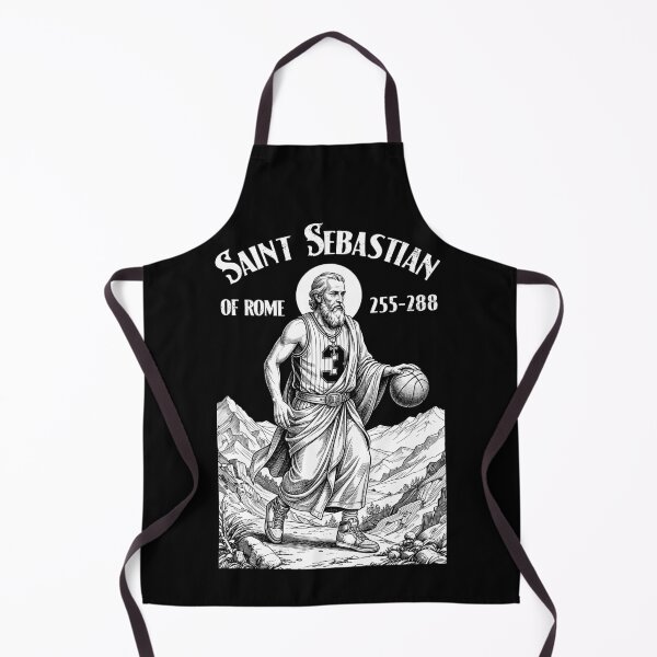 Item preview, Basketball Player Funny Patron Saint Sebastian Sport designed and sold by GrandeDuc.