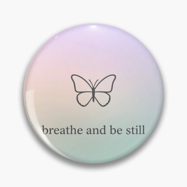 Item preview, Breathe and Be Still – Minimalist Mindfulness Typography Design designed and sold by CosmicQuietLab.