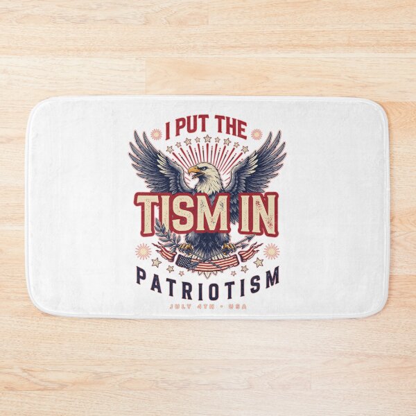 Item preview, I Put The Tism in Patriotism Athletic Eagle designed and sold by Naitsebas.