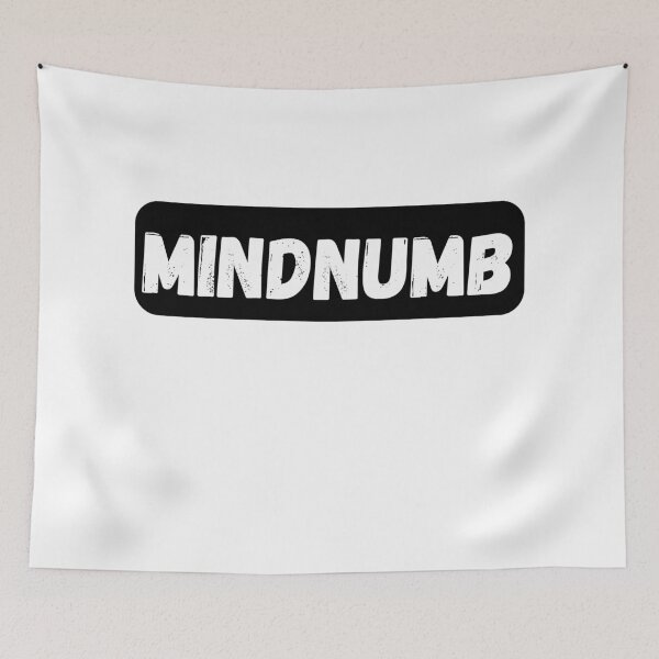 Item preview, Mindnumb Minimal Mood Typography Design designed and sold by variant designer.