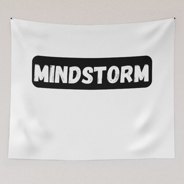 Item preview, Mindstorm Chaotic Typography Design designed and sold by variant designer.