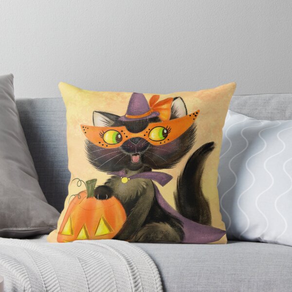 Item preview, Retro Cats October kitty designed and sold by Ash Evans.
