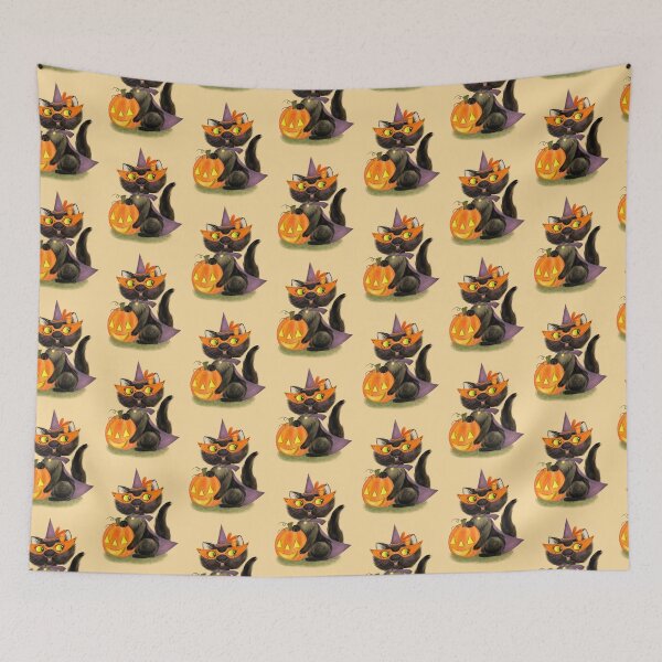 Item preview, Retro Cats October kitty designed and sold by Ash Evans.