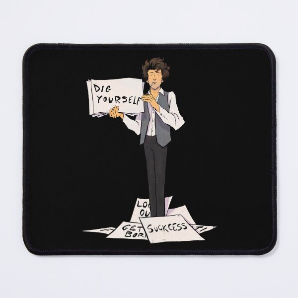 Item preview, Bob Dylan Folk Rock Legend Cartoon Illustration designed and sold by The A-Press.