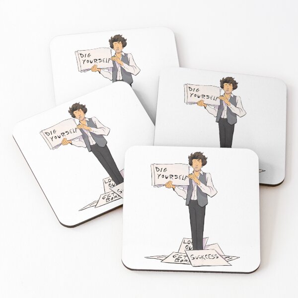 Item preview, Bob Dylan Folk Rock Legend Cartoon Illustration designed and sold by The A-Press.