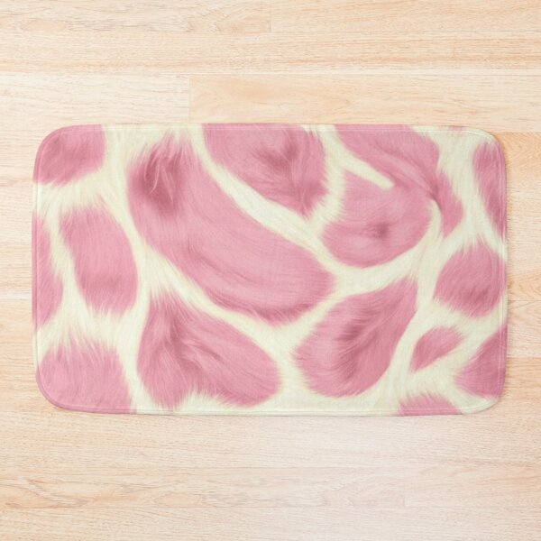 Item preview, Pink Fluffy Faux Fur Giraffe Pattern Cute Aesthetic Soft Fuzzy Texture designed and sold by LYAN-STORE.