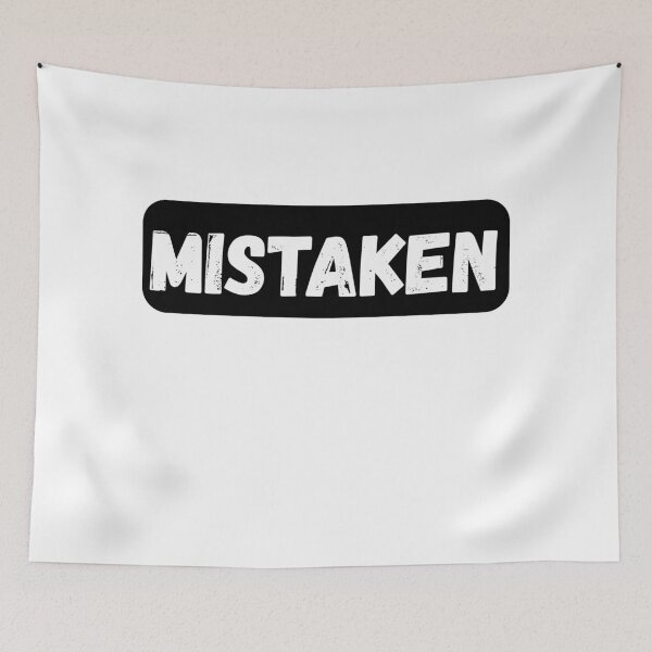 Item preview, Mistaken Dark Emotional Typography Design designed and sold by variant designer.