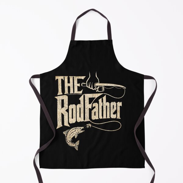 Item preview, The Rodfather Funny Fishing Dad Vintage Fisherman Typography Design designed and sold by msaloyach.