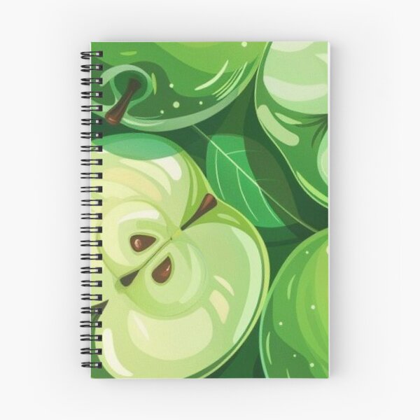 Item preview, Juicy Green Apple Fruit Pattern Glossy Summer Vector Illustration designed and sold by LYAN-STORE.