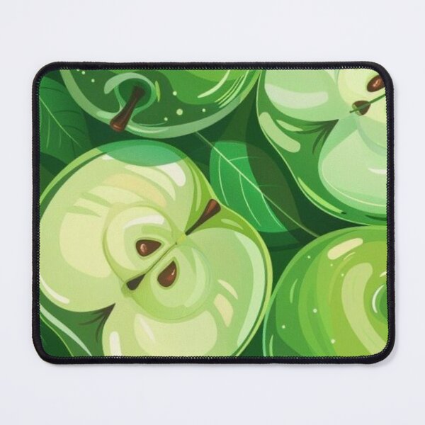 Item preview, Juicy Green Apple Fruit Pattern Glossy Summer Vector Illustration designed and sold by LYAN-STORE.