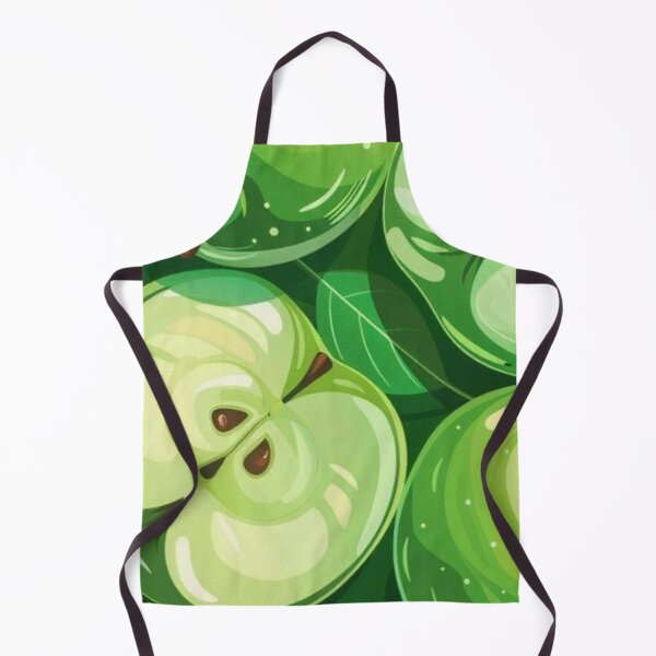 Item preview, Juicy Green Apple Fruit Pattern Glossy Summer Vector Illustration designed and sold by LYAN-STORE.