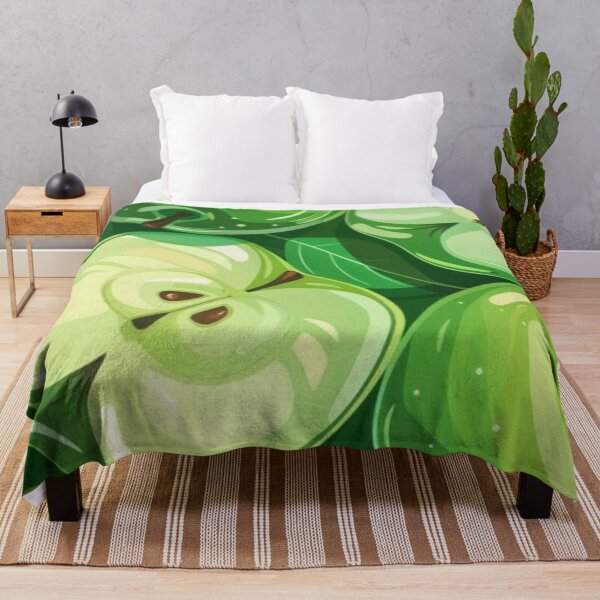 Item preview, Juicy Green Apple Fruit Pattern Glossy Summer Vector Illustration designed and sold by LYAN-STORE.