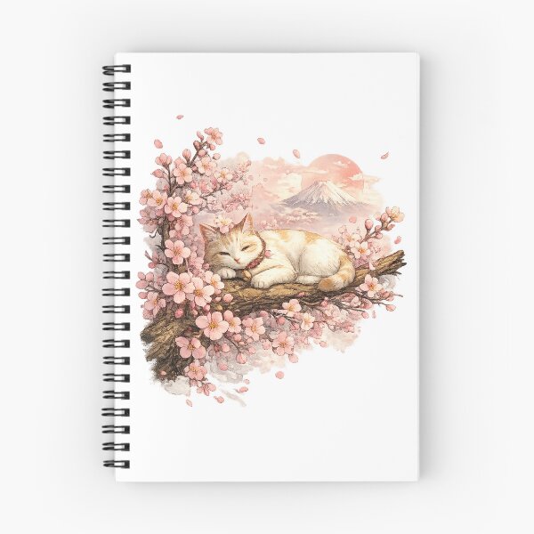 Item preview, Sakura Dream – Peaceful Japanese Cat Under Cherry Blossoms designed and sold by Cavalier-org.