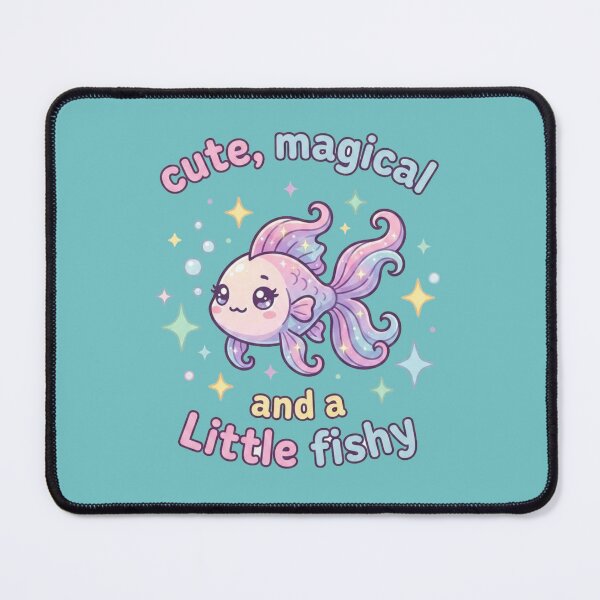 Item preview, Cute Magical Little Fish Sticker, Kawaii Fantasy Fish Ocean Design, Adorable Underwater Character Art designed and sold by morning sun.