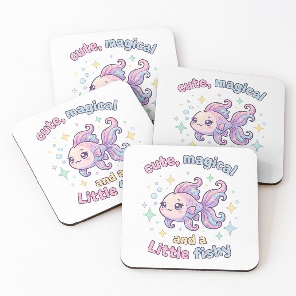 Item preview, Cute Magical Little Fish Sticker, Kawaii Fantasy Fish Ocean Design, Adorable Underwater Character Art designed and sold by morning sun.