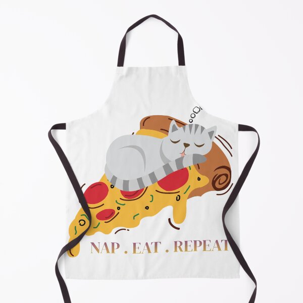 Item preview, Pizza. Nap. Repeat. | Cute Sleeping Cat Pizza T-Shirt designed and sold by SniperKing76.