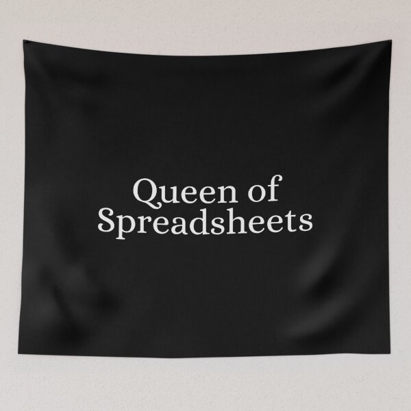 Item preview, Queen of Spreadsheets designed and sold by Dondonmart.