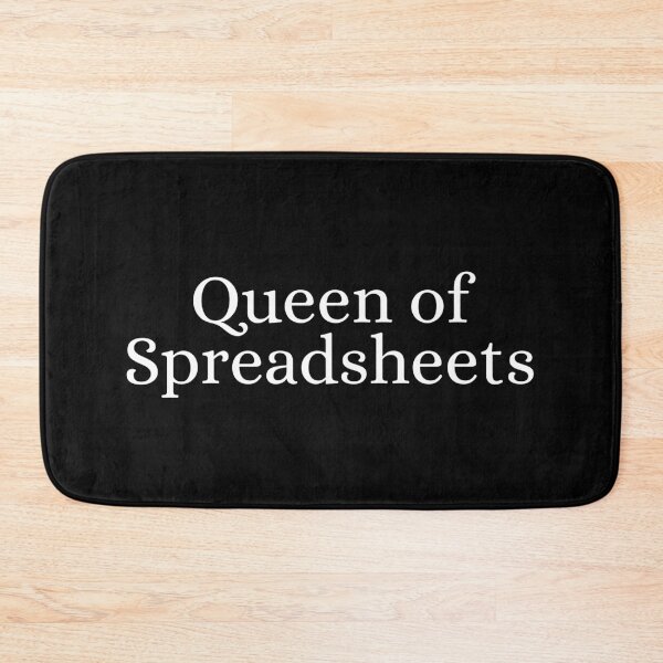 Item preview, Queen of Spreadsheets designed and sold by Dondonmart.