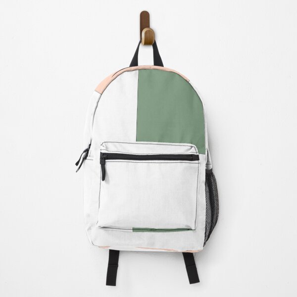 Item preview, Minimalist Sage Green and Peach Color Block designed and sold by Markedin.