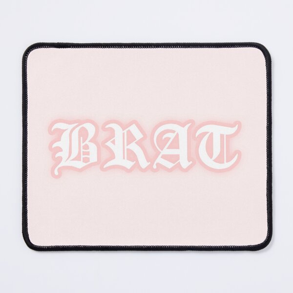 Item preview, Pastel "Brat" Gothic Old English Text | Cute Pink Y2K Gothic Typography designed and sold by KawaiiTexts.
