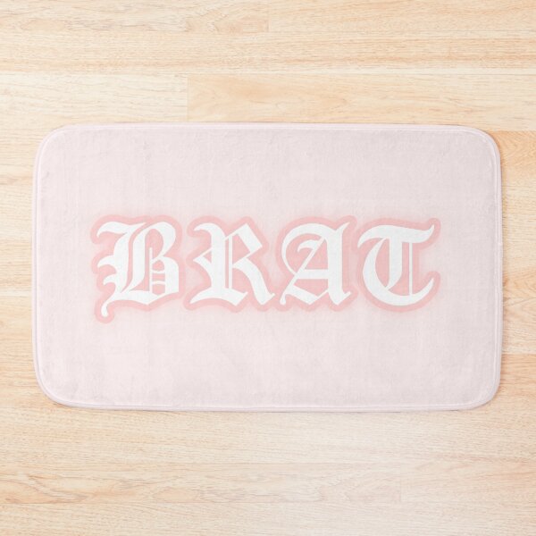 Item preview, Pastel "Brat" Gothic Old English Text | Cute Pink Y2K Gothic Typography designed and sold by KawaiiTexts.