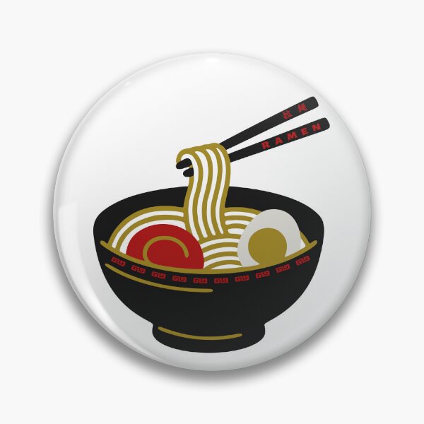Item preview, Classic Japanese Ramen Bowl with Chopsticks designed and sold by リクイペル.