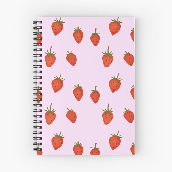 Item preview, Cute Hand Drawn Strawberry Pattern Summer Fruit Illustration designed and sold by StoriesInGrain.