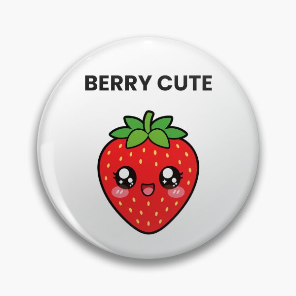 Item preview, Berry Cute Sweet Kawaii Strawberry with Saying designed and sold by BoosterShop.