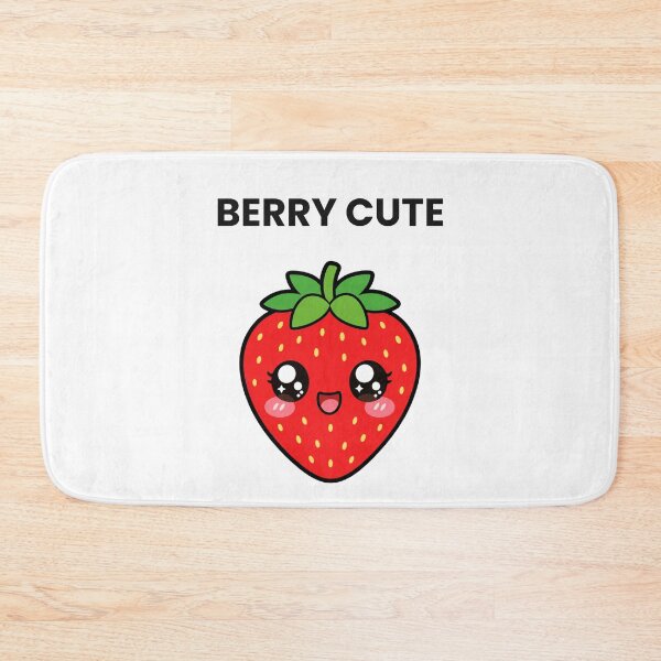 Item preview, Berry Cute Sweet Kawaii Strawberry with Saying designed and sold by BoosterShop.