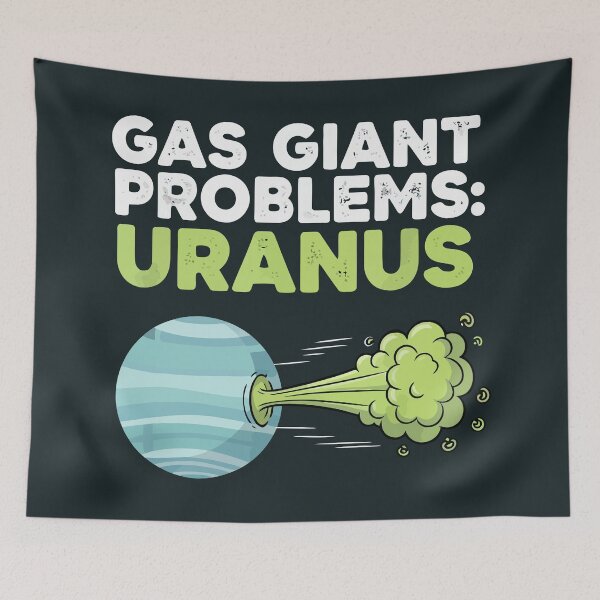 Item preview, Funny Uranus Planet Fart Space Humor designed and sold by Amir Faysal.