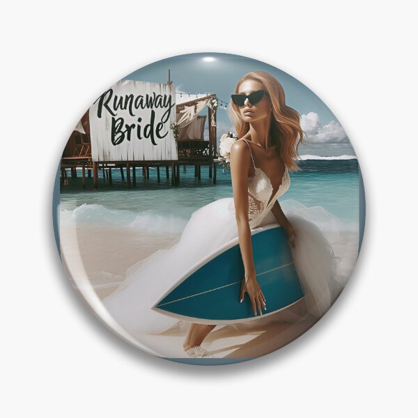Item preview, Beach Bride Surfboard Bungalow designed and sold by Voodoo Store Paranormal Collections.