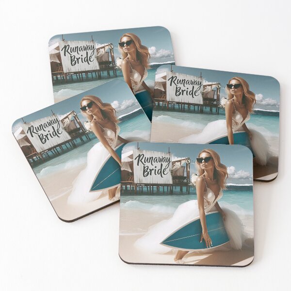 Item preview, Beach Bride Surfboard Bungalow designed and sold by Voodoo Store Paranormal Collections.