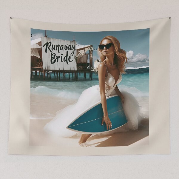 Item preview, Beach Bride Surfboard Bungalow designed and sold by Voodoo Store Paranormal Collections.