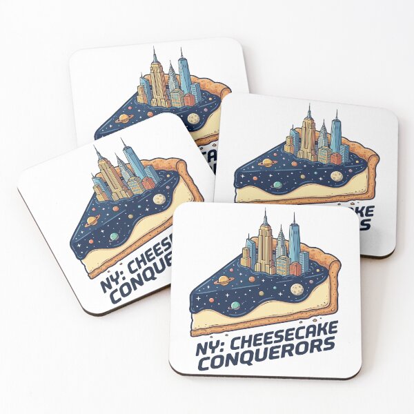 Item preview, New York Cheesecake Conquerors Space Galaxy Skyline designed and sold by Amir Faysal.
