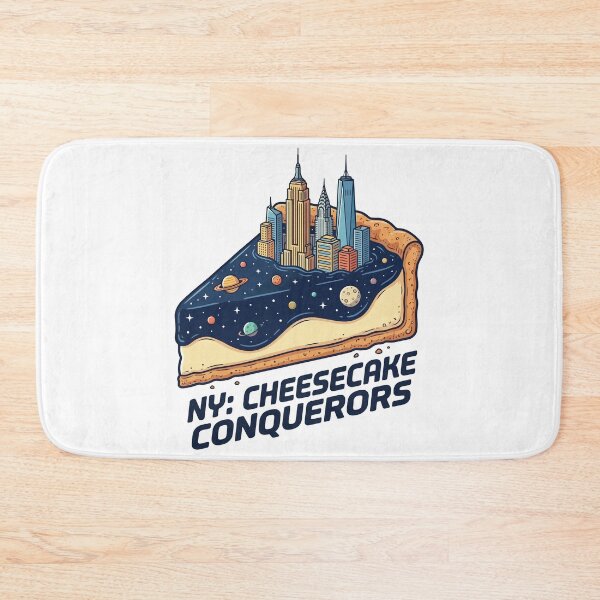 Item preview, New York Cheesecake Conquerors Space Galaxy Skyline designed and sold by Amir Faysal.