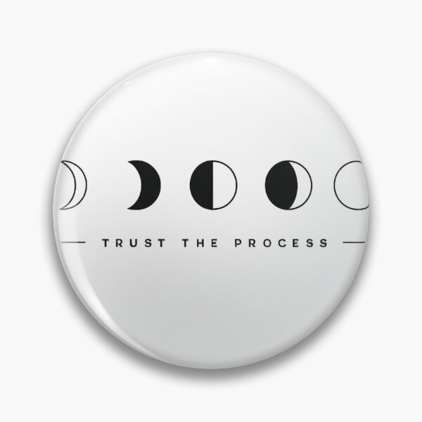 Item preview, Moon Phases Trust The Process T-Shirt | Celestial Aesthetic Line Art Design designed and sold by Skedart.