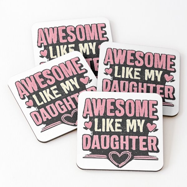 Item preview, Awesome Like My Daughter | Proud Dad Gift Vintage Father's Day Shirt designed and sold by NeO² Studio.