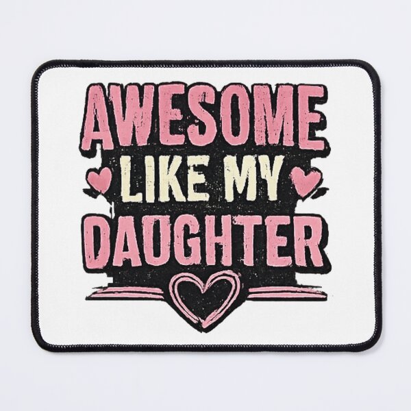 Item preview, Awesome Like My Daughter | Proud Dad Gift Vintage Father's Day Shirt designed and sold by NeO² Studio.