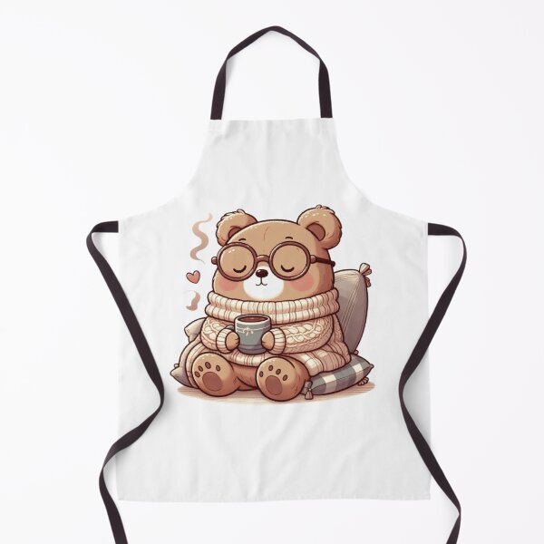 Item preview, Sleepy Cozy Bear | Hygge Tea Lover Aesthetic designed and sold by vigzhifushions.