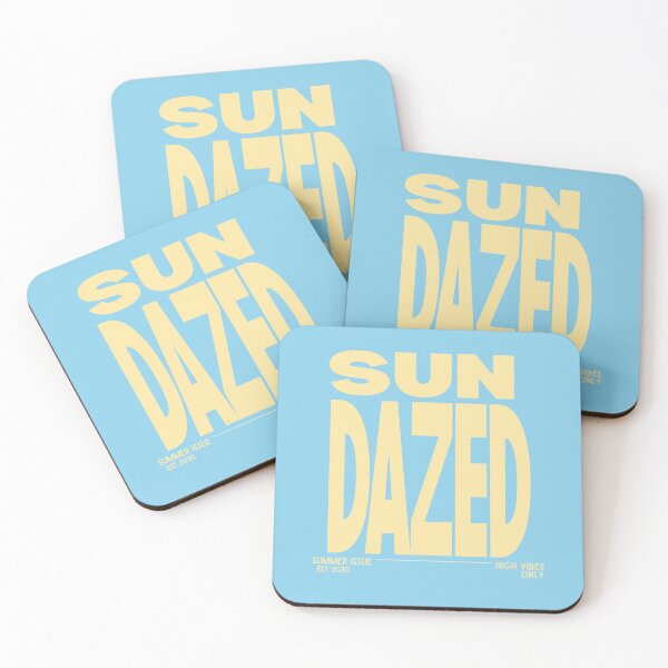 Item preview, Retro Sun Dazed Aesthetic Butter Yellow Summer Typography designed and sold by KaBaRen.
