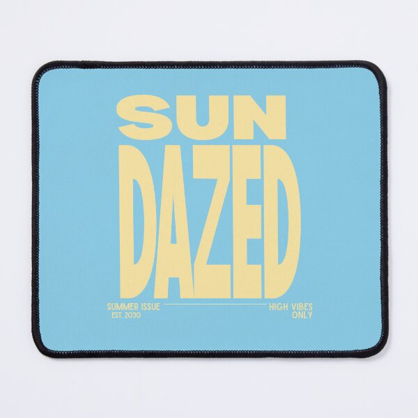Item preview, Retro Sun Dazed Aesthetic Butter Yellow Summer Typography designed and sold by KaBaRen.